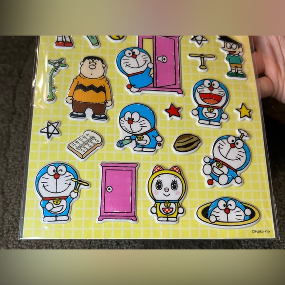 I’m Doraemon Puffy Sticker Sheet Japan Exclusive Anime Kawaii Sanrio Official - Picture 5 of 9
